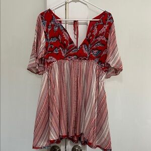 NWT Free People Red Rome Top size small